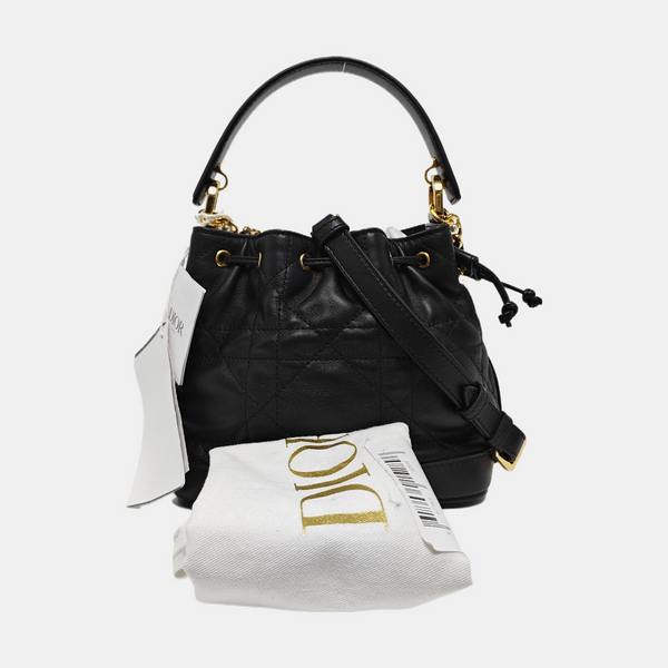 Jolie Small Cannage Lambskin Black