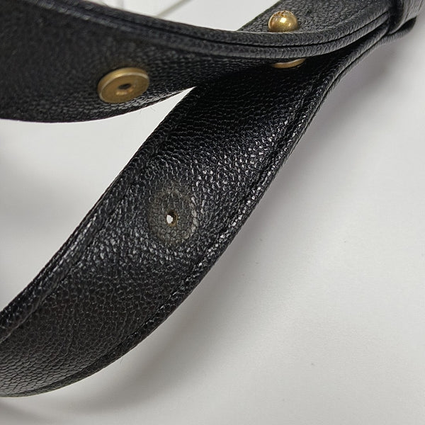 BOY CHANEL Mini Quilted Grained Calfskin Black