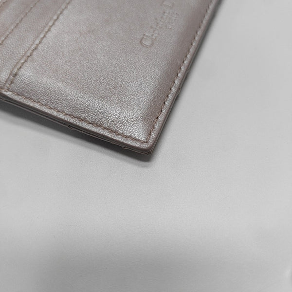 Lady Dior Quilted Lambskin Pink Card Holder