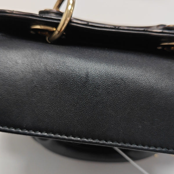 Lady D-Joy Super Mini Cannage Lambskin Black