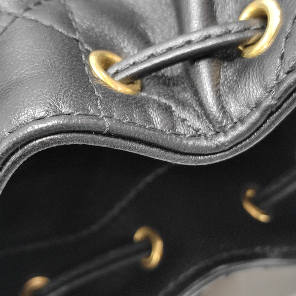 Jolie Small Cannage Lambskin Black