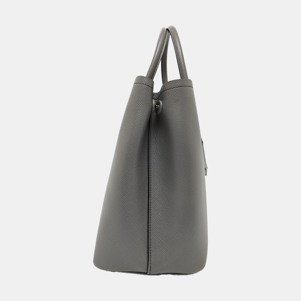 Double Medium Calfskin Gray
