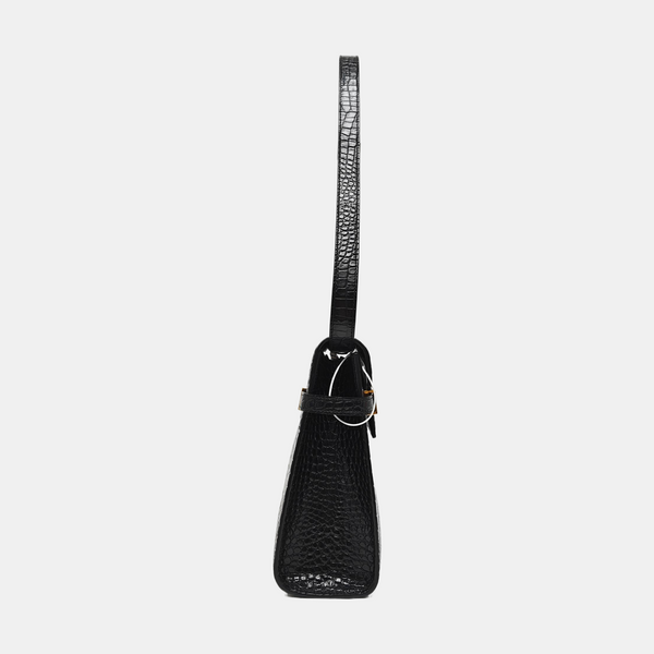MANHATTAN Medium Calfskin Black