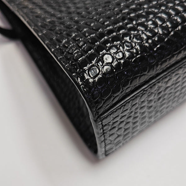 MANHATTAN Medium Calfskin Black