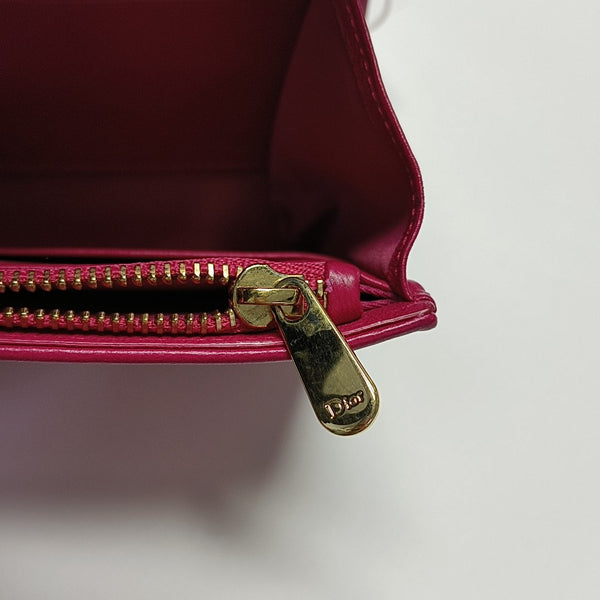 Lady Dior Small Cannage Lambskin Pink