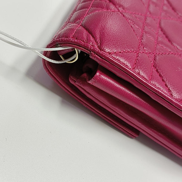 Lady Dior Small Cannage Lambskin Pink