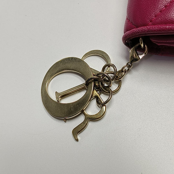Lady Dior Small Cannage Lambskin Pink