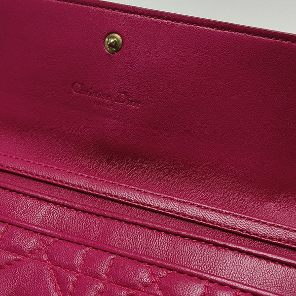 Lady Dior Small Cannage Lambskin Pink