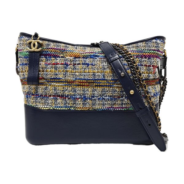 GABRIELLE Medium Quilted Wool Gray