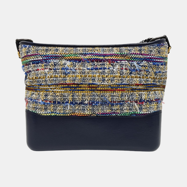 GABRIELLE Medium Quilted Wool Gray