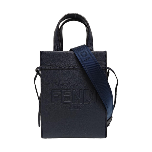 Calfskin Tote Bag Mini Blue