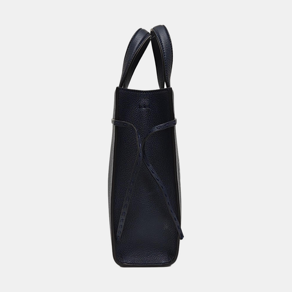 Calfskin Tote Bag Mini Blue