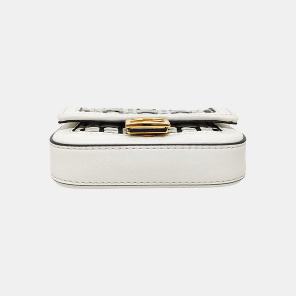 Baguette Nano Calfskin White