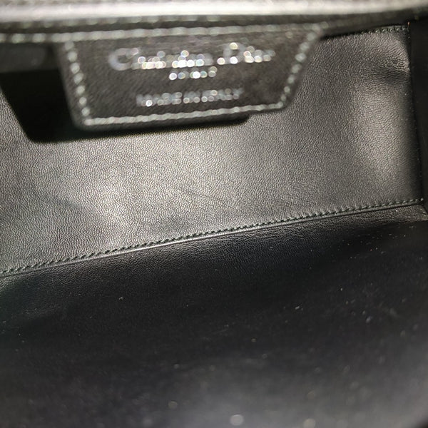 Lady Dior Medium Cannage Lambskin Black