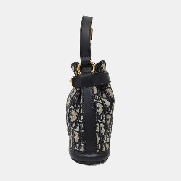 C'est Dior Small Oblique Canvas Blue