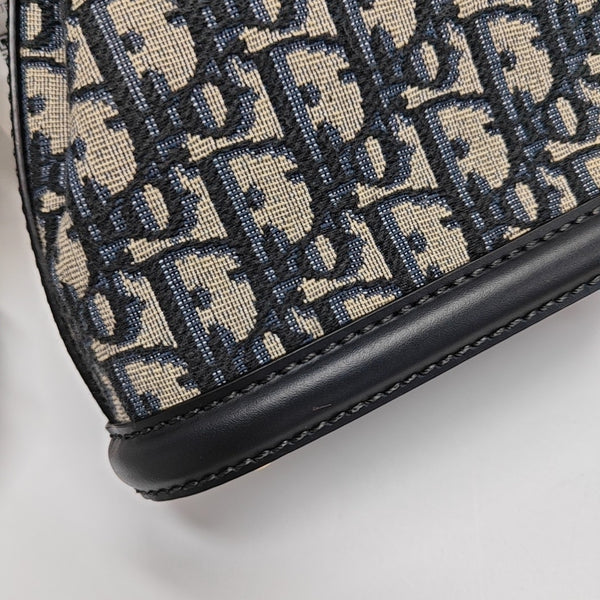 C'est Dior Small Oblique Canvas Blue