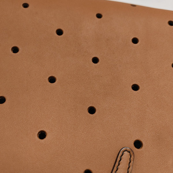 Calfskin Shoulder Bag Brown