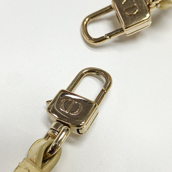 Lady Dior Super Mini Cannage Patent Leather Yellow