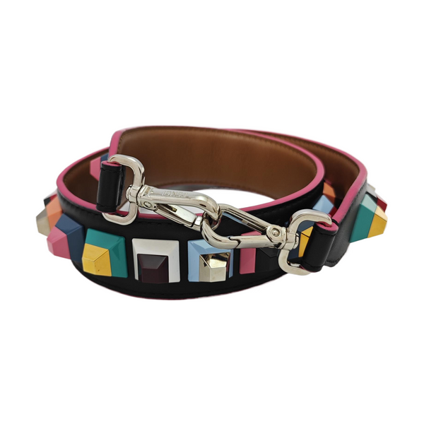 Leather Bag Strap Multicolor