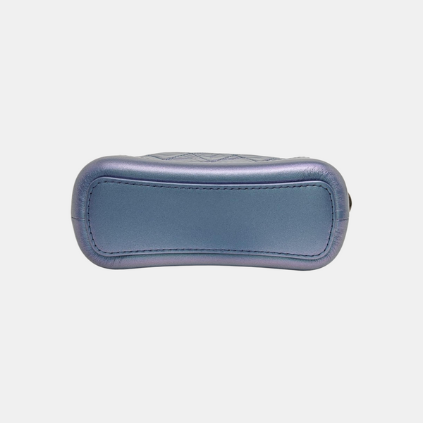 GABRIELLE Small Quilted Calfskin Metallic