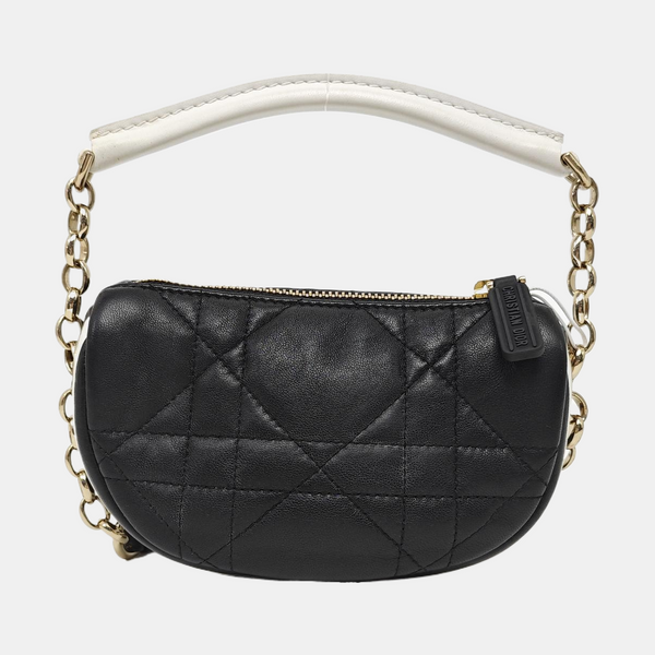 Vibe Super Mini Cannage Lambskin Black