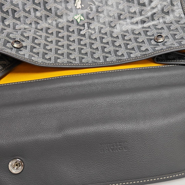 Saint Léger Coated Canvas Gray