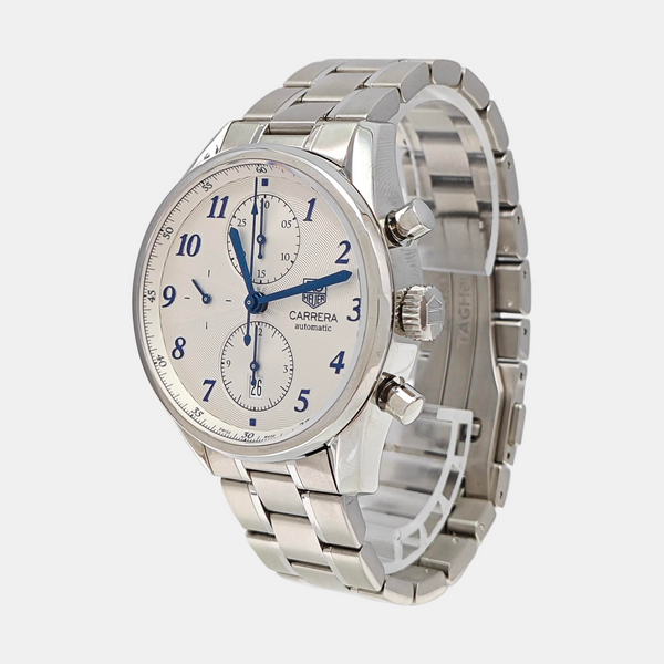 Carrera Tag Heuer 41mm White Automatic Watch