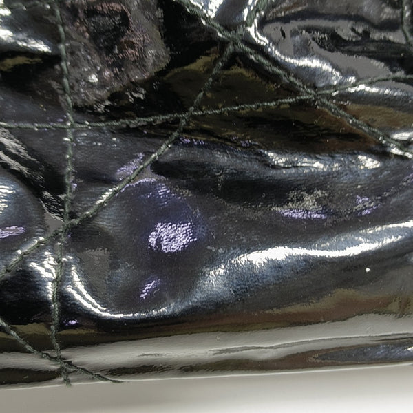 Le Trente Large Cannage Patent Leather Black