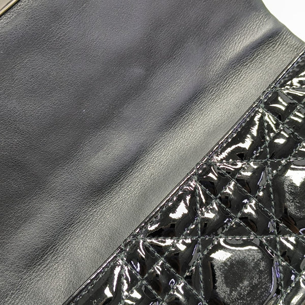 Miss Dior Cannage Patent Leather Black