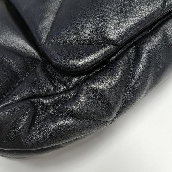 CHANEL 19 Large Quilted Lambskin Black