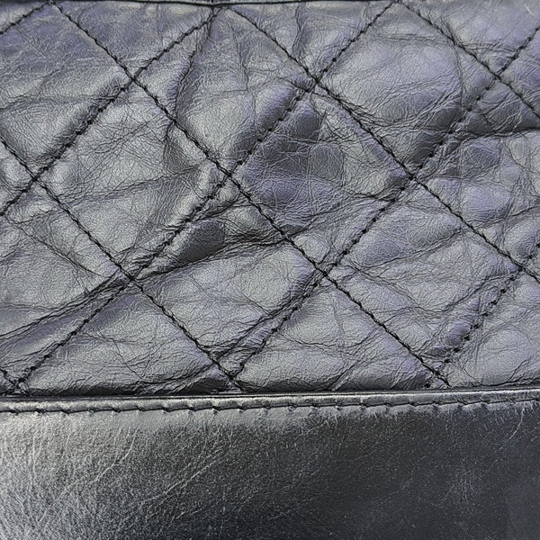 GABRIELLE Small Quilted Calfskin Gray