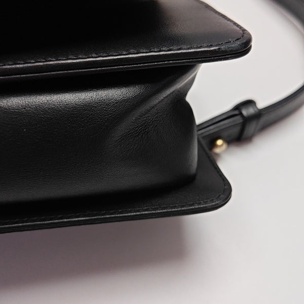 BOY CHANEL Small Quilted Calfskin Black