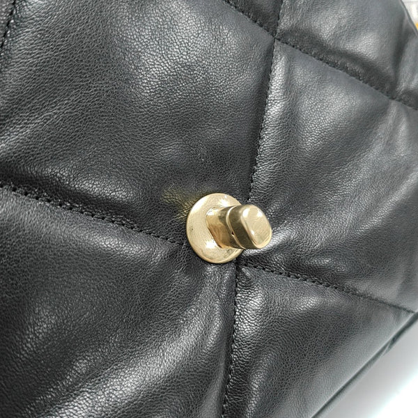 CHANEL 19 Small Quilted Lambskin Black