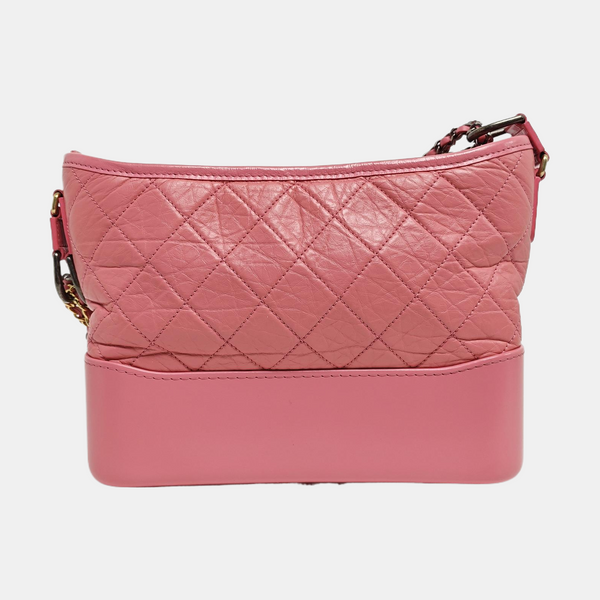 GABRIELLE Large Quilted Calfskin Red