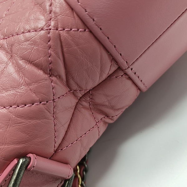 GABRIELLE Large Quilted Calfskin Red