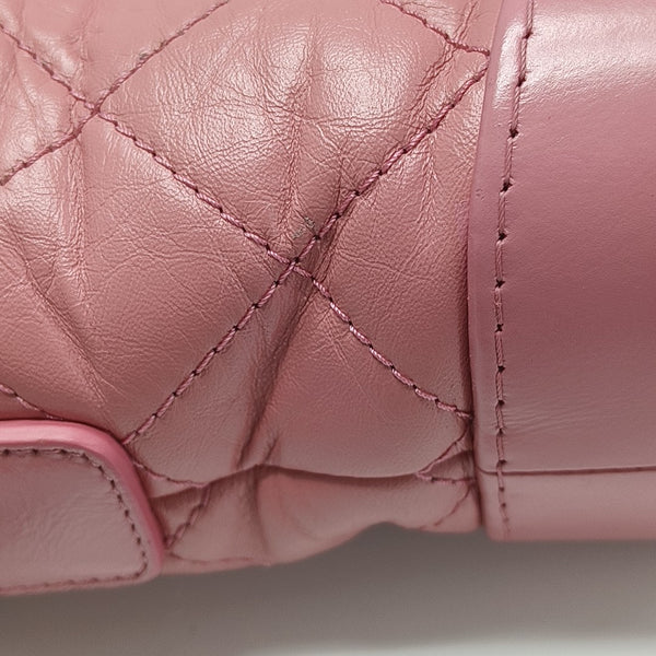 GABRIELLE Small Quilted Calfskin Red