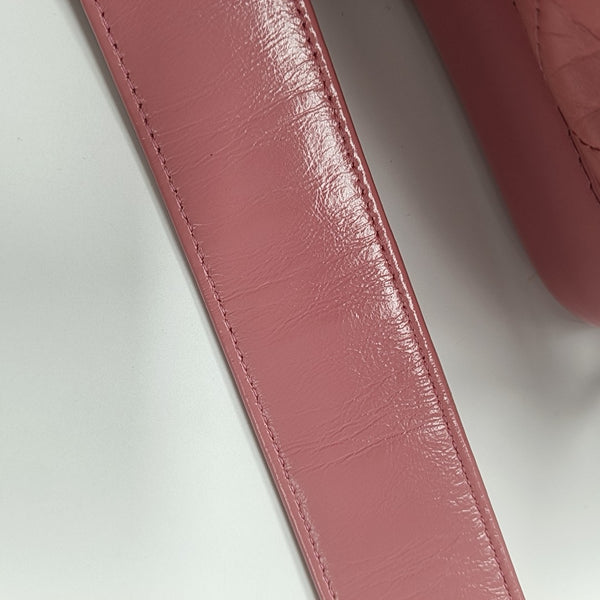 GABRIELLE Small Quilted Calfskin Red