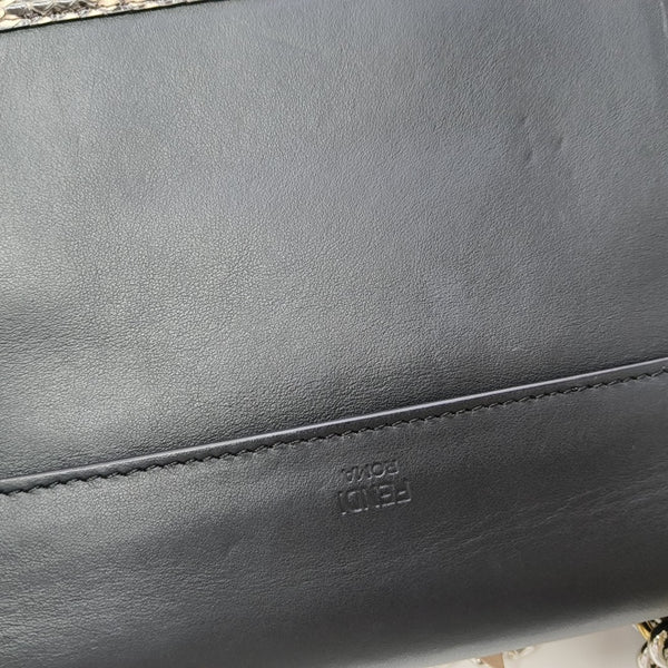 Calfskin Shoulder Bag Black