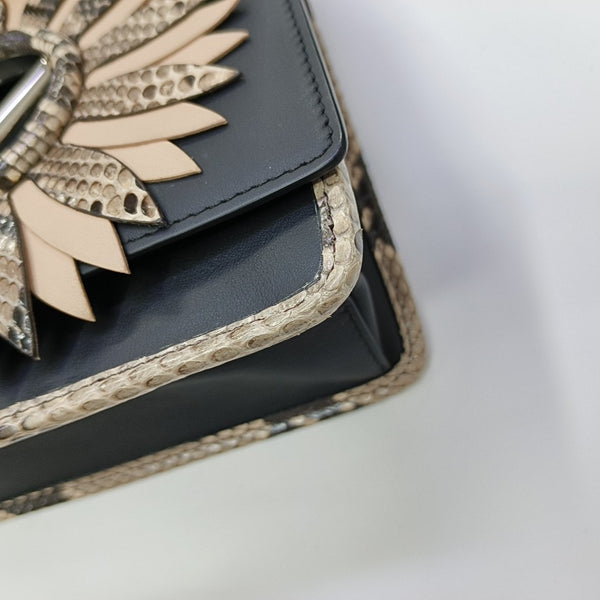 Calfskin Shoulder Bag Black