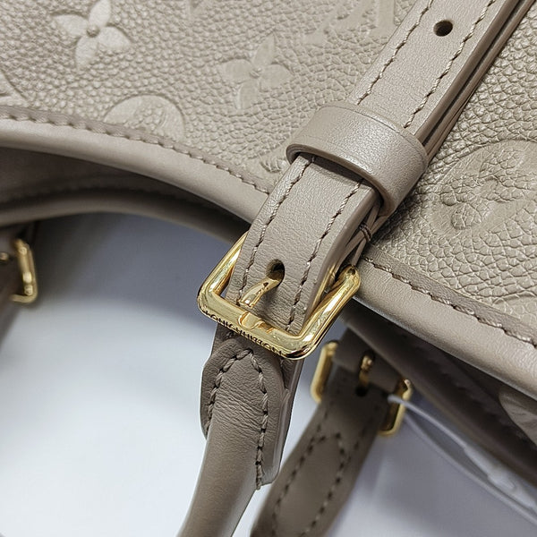 Monogram Calfskin Gray
