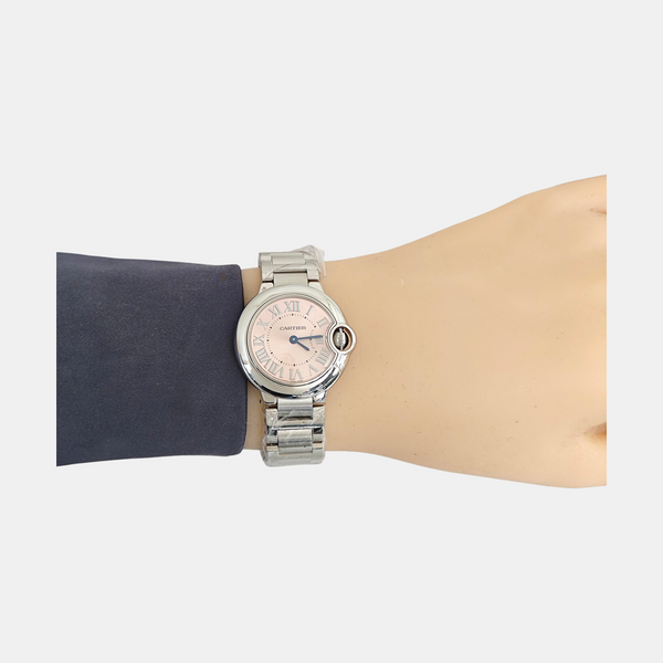 Ballon Bleu de Cartier 28mm Pink Quartz Watch