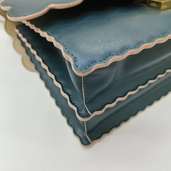 Kan I Medium Calfskin Green