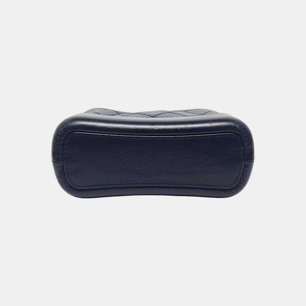 GABRIELLE Small Quilted Calfskin Blue