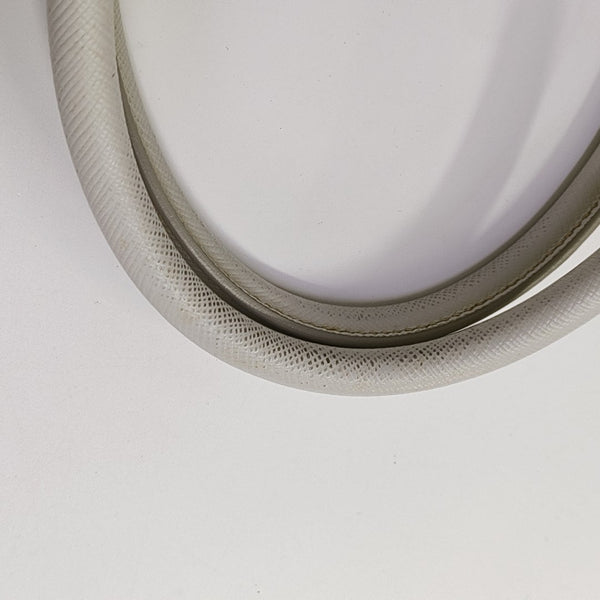 Galleria Medium Saffiano Calfskin White