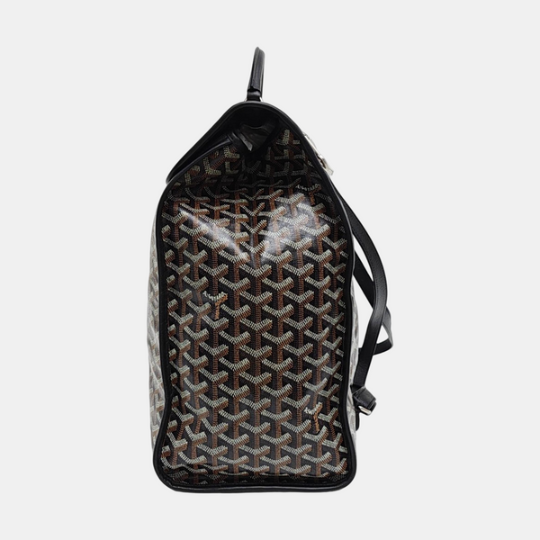 Saint Léger Coated Canvas Black