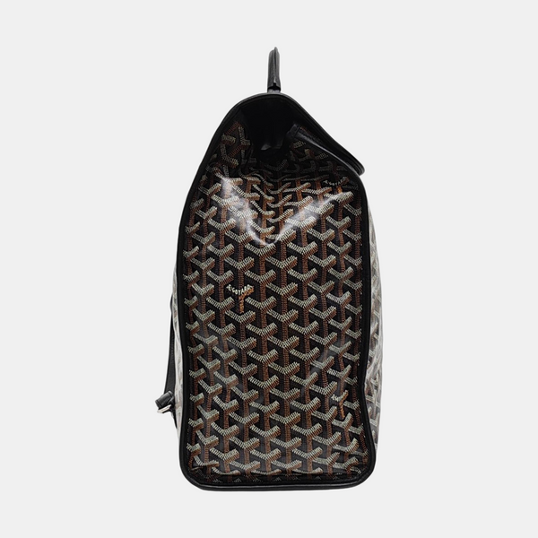 Saint Léger Coated Canvas Black