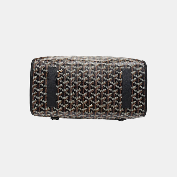 Saint Léger Coated Canvas Black