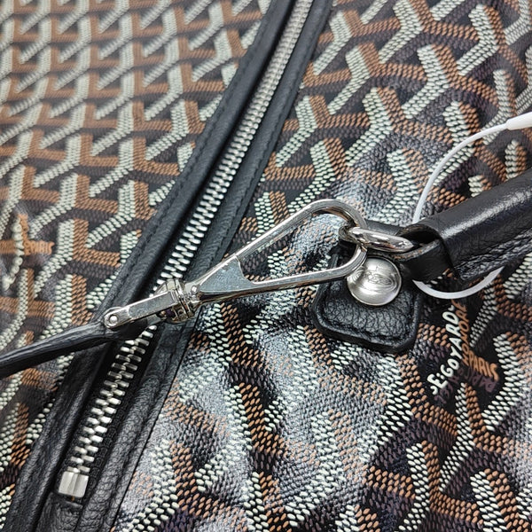 Saint Léger Coated Canvas Black