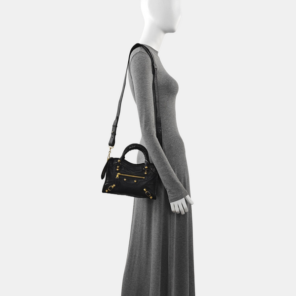 Classic City Mini Calfskin Black