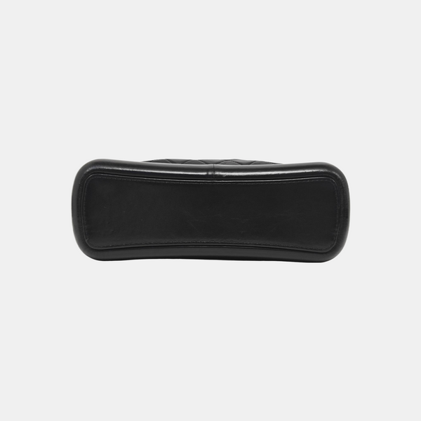 GABRIELLE Large Quilted Calfskin Black